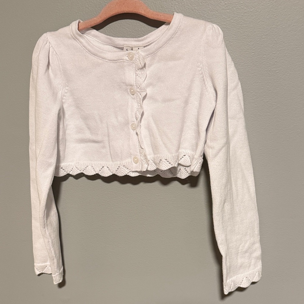 Janie and Jack White Button Down Shirt